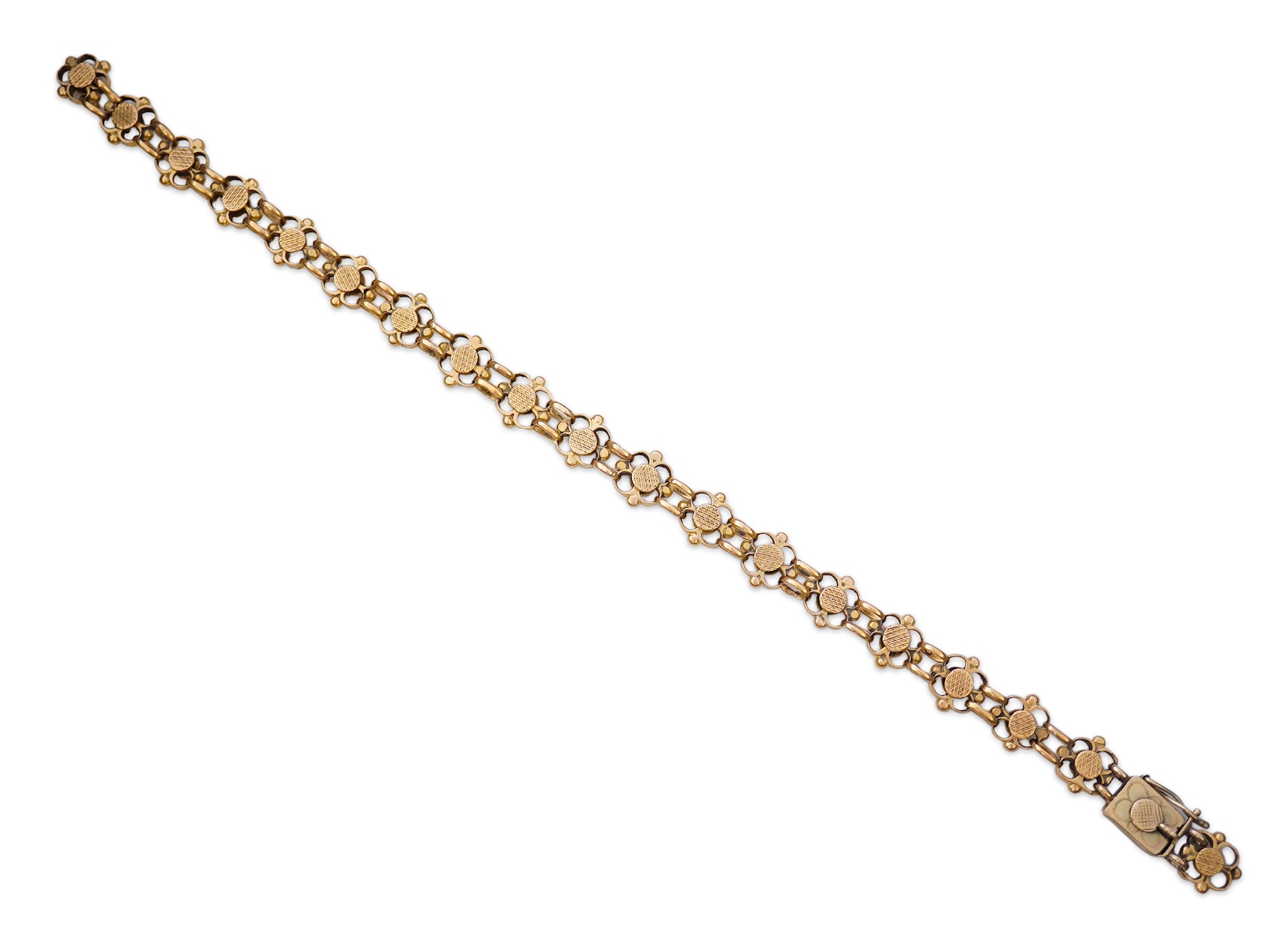 A gold bracelet, circa 1990